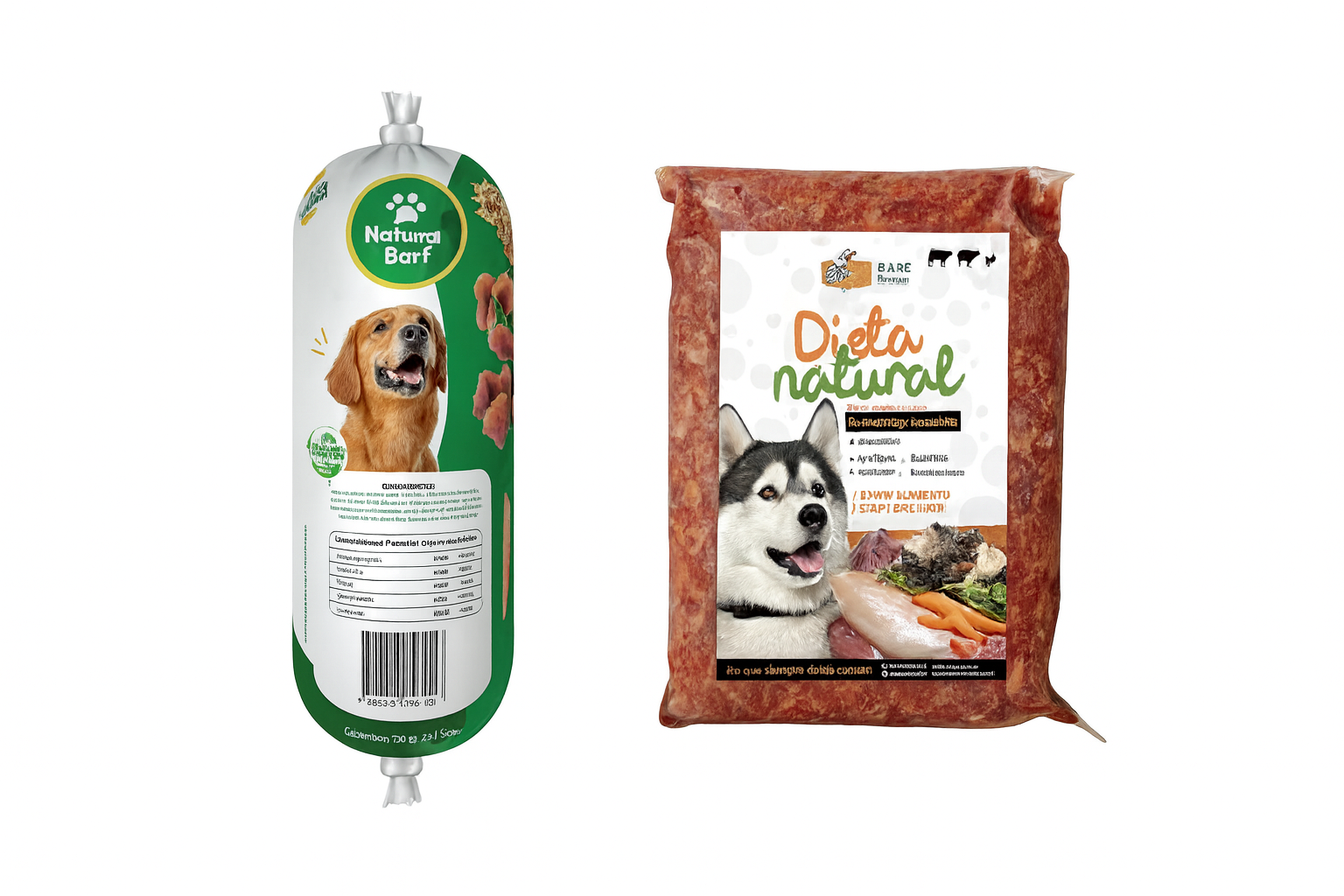 Alimento Natural Congelado para Perro