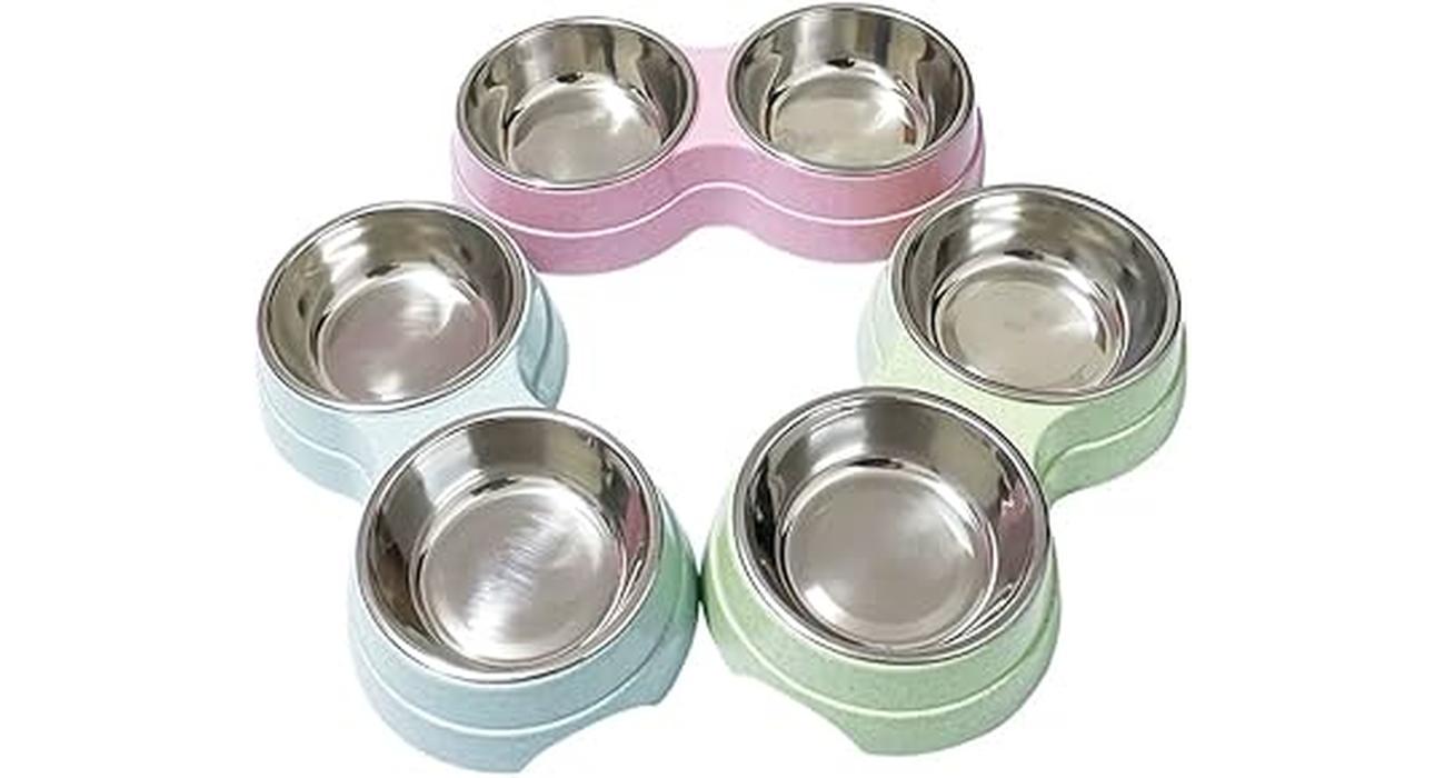 Comedero Doble  (Acero Inoxidable) (CD001)